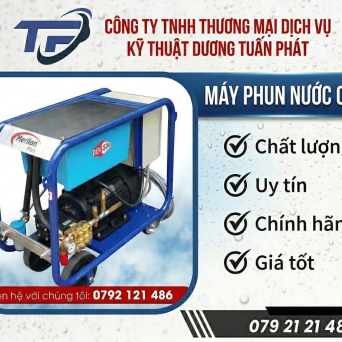 Máy phun nước cao áp chất lượng chính hãng giá tốt tại Bà Rịa Vũng Tàu