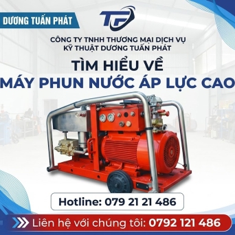 Tất tần tật các thông tin cần biết về máy phun nước áp lực cao