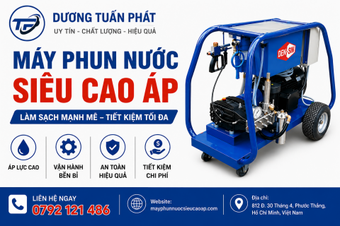 MÁY PHUN NƯỚC SIÊU CAO ÁP LÀ GÌ? ỨNG DỤNG VÀ LỢI ÍCH TRONG THỰC TẾ