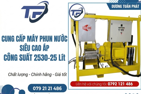 Tư vấn chọn mua máy phun nước siêu cao áp Vũng Tàu - Đúng công suất, đúng mục đích