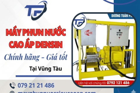 Cung cấp máy phun nước cao áp Densin chính hãng, giá tốt tại Vũng Tàu