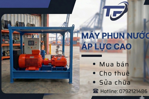 Cho thuê, mua bán, sửa máy phun nước áp lực cao tại Vũng Tàu và các tỉnh lân cận