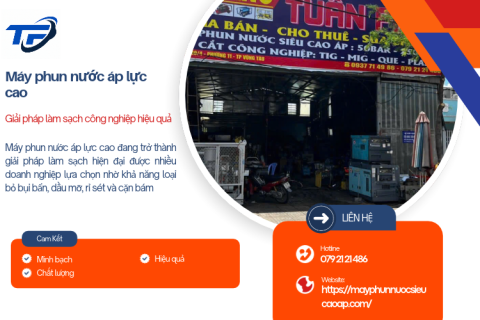 Máy phun nước áp lực cao tại Vũng Tàu – Giải pháp làm sạch công nghiệp hiệu quả