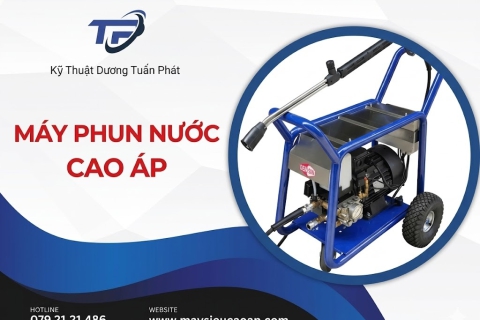 Hướng dẫn sử dụng máy phun nước cao áp ngay tại nhà