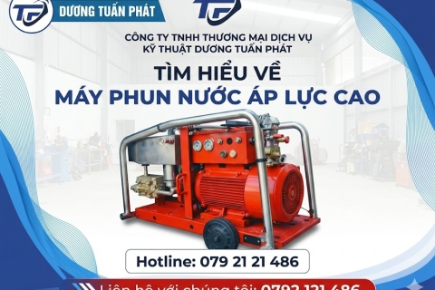 Tất tần tật các thông tin cần biết về máy phun nước áp lực cao