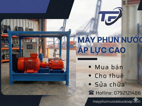 Cho thuê, mua bán, sửa máy phun nước áp lực cao tại Vũng Tàu và các tỉnh lân cận