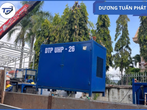 Bàn giao máy phun siêu cao áp Halemen 2400 bar cho khách hàng dầu khí