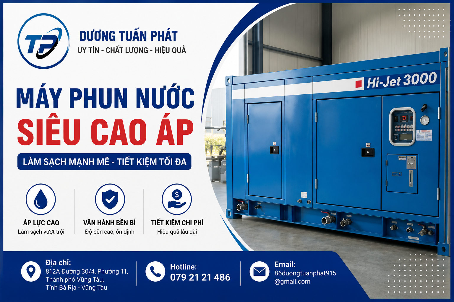 Cập nhật giá máy phun nước áp lực cao chính hãng