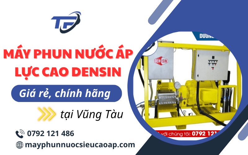 máy phun nước áp lực cao densin
