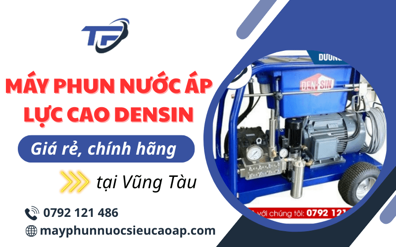 máy phun nước áp lực cao densin