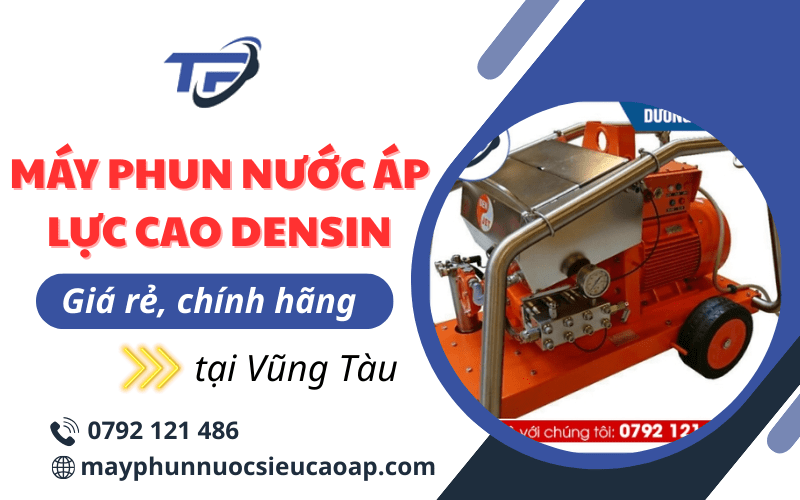 máy phun nước áp lực cao densin