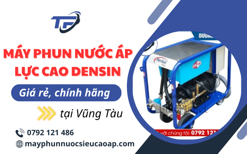 máy phun nước áp lực cao densin
