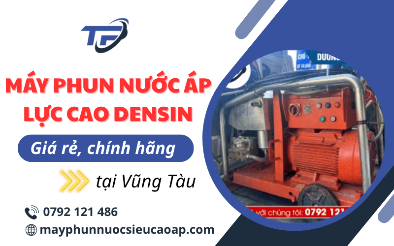 máy phun nước áp lực cao densin