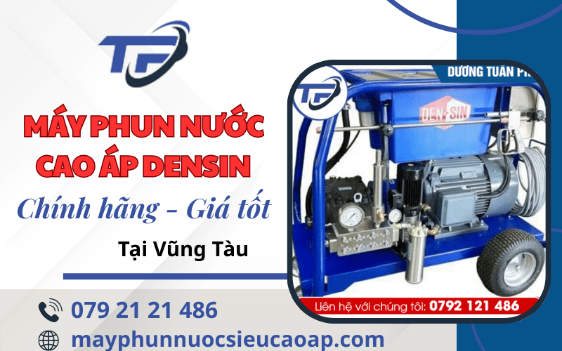 Máy phun nước cao áp Densin