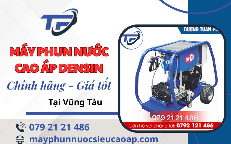 Máy phun nước cao áp Densin