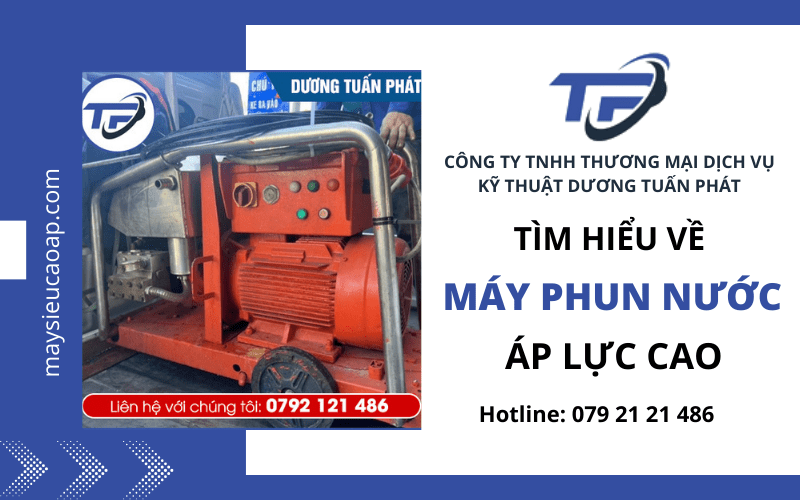 máy phun nước áp lực cao