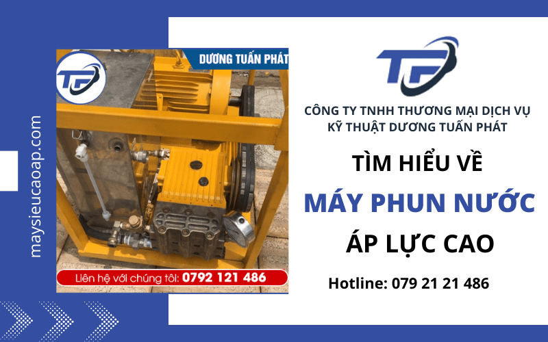 máy phun nước áp lực cao